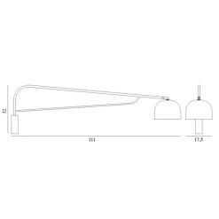Grant Wandleuchte 111cm