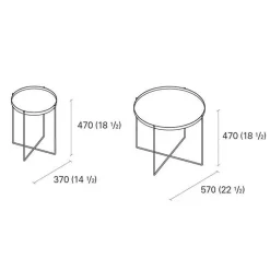 Habibi Beistelltisch Ø 37cm