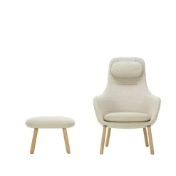 HAL Lounge Sessel & Ottoman Stoff