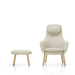 HAL Lounge Sessel & Ottoman Stoff