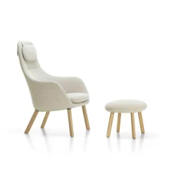 HAL Lounge Sessel & Ottoman Stoff