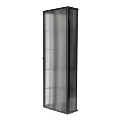 Haze Wandschrank geriffeltes Glas 35x100cm