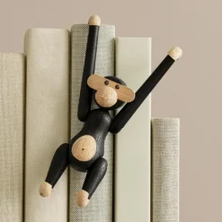 Holzfigur Affe mini