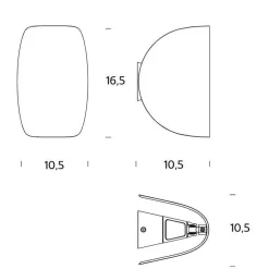 Io LED Wandleuchte