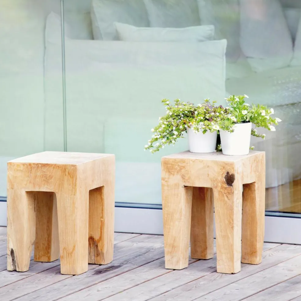 Java Hocker eckig