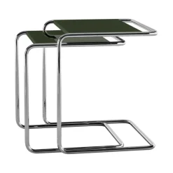 JS. THONET a personal Interpretation by Jil Sander B 97 Serious Beistelltisch 2er Set