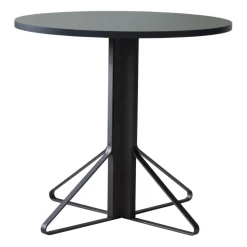 Kaari REB003 Tisch Eiche schwarz Ø80cm