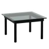Kofi Couchtisch Gestell Eiche schwarz lackiert 60x60cm
