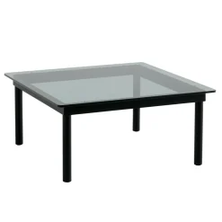 Kofi Couchtisch Gestell Eiche schwarz lackiert 80x80cm