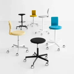 Lab S72 Drehhocker 47-60cm