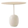 Lato LN9 Beistelltisch Platte Holz oval