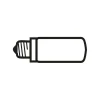 LED PIN E14 2W