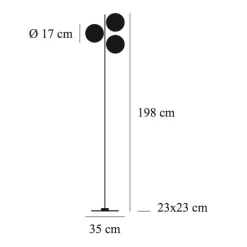Lederam F3 LED Stehleuchte