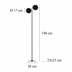 Lederam F2 LED Stehleuchte