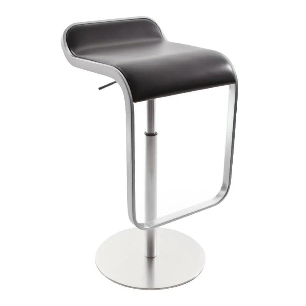 LEM S79 Barhocker Sitzfläche Leder 63-75cm