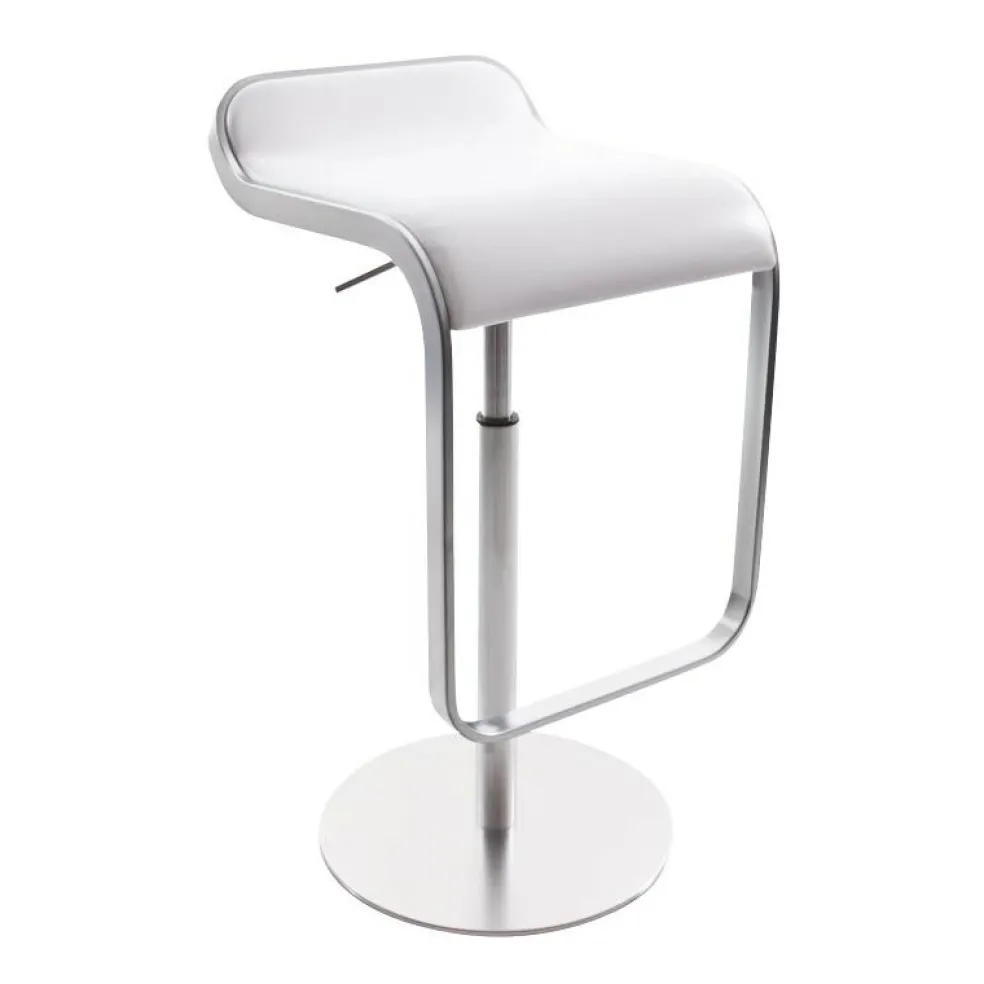 LEM S79 Barhocker Sitzfläche Leder 63-75cm