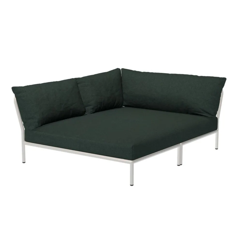 Level 2 Cozy Gartensofa links Gestell muted white