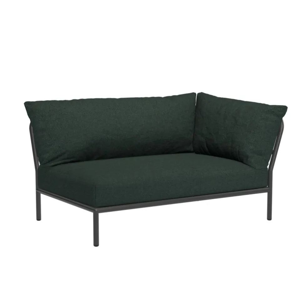 Level 2 Gartensofa rechts Gestell dunkelgrau