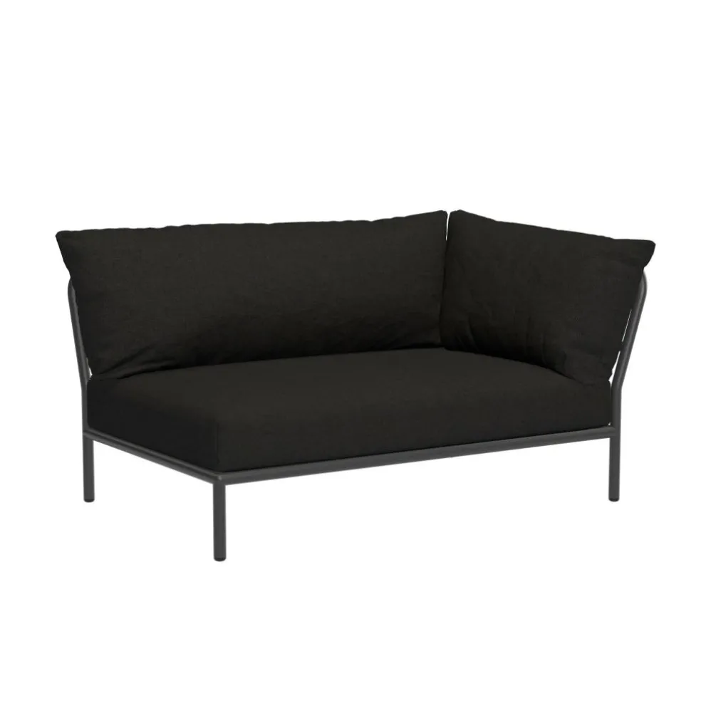 Level 2 Gartensofa rechts Gestell dunkelgrau