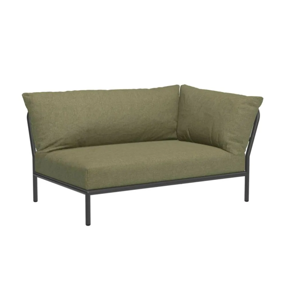 Level 2 Gartensofa rechts Gestell dunkelgrau