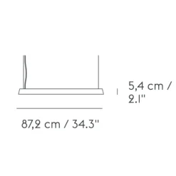 Linear LED Pendelleuchte