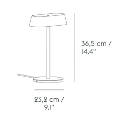 Linear LED Tischleuchte