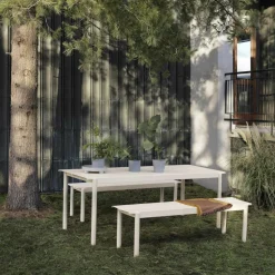 Linear Steel Gartenbank 170cm