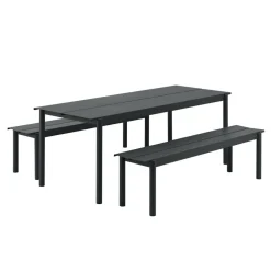 Linear Steel Gartenset L 200cm