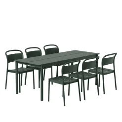 Linear Steel Gartenstuhl
