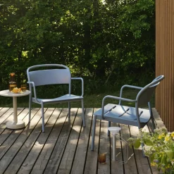 Linear Steel Gartentisch H 47cm