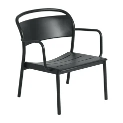 Linear Steel Lounge Gartenarmlehnstuhl