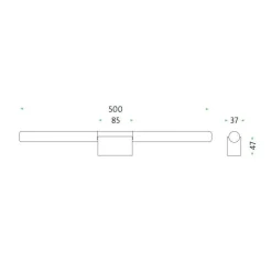 Linestra 7b LED Wandleuchte