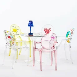 Lou Lou Ghost Kinderstuhl mit Motiv