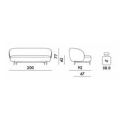 Lunam Sofa Curly
