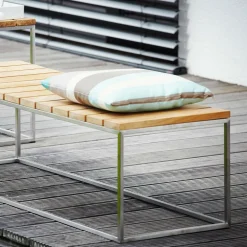 Lux Teakholz Gartenbank/Gartentisch