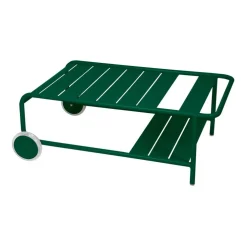 Luxembourg niedriger Gartentisch mit Rollen