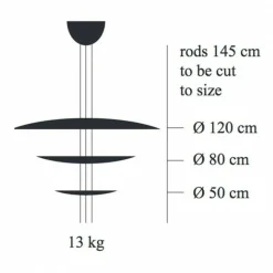 Macchina Della Luce C LED Pendelleuchte