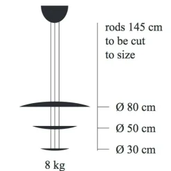 Macchina Della Luce I LED Pendelleuchte