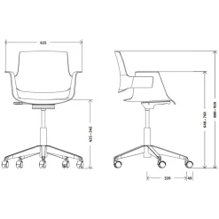 Marchand Atelier Modell 4040 Bürostuhl