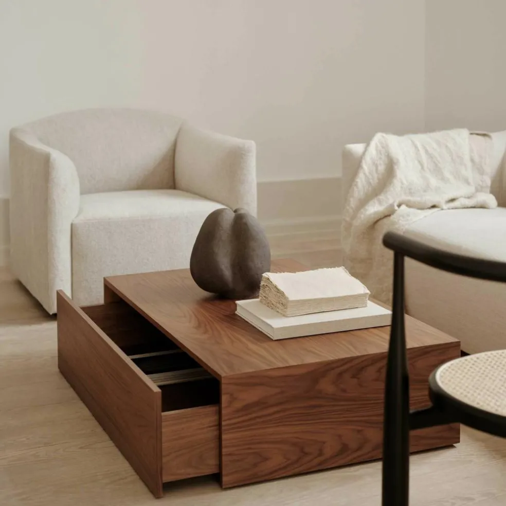 Mass High Couchtisch mit Schublade