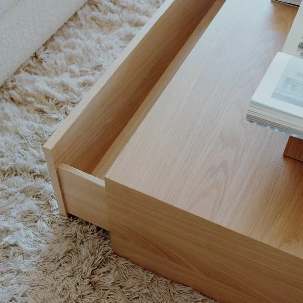 Mass High Couchtisch mit Schublade