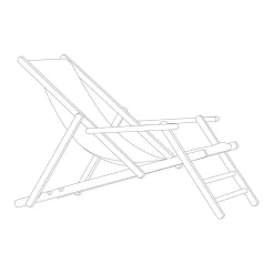 Maxx Deckchair Liegestuhl 2er Set
