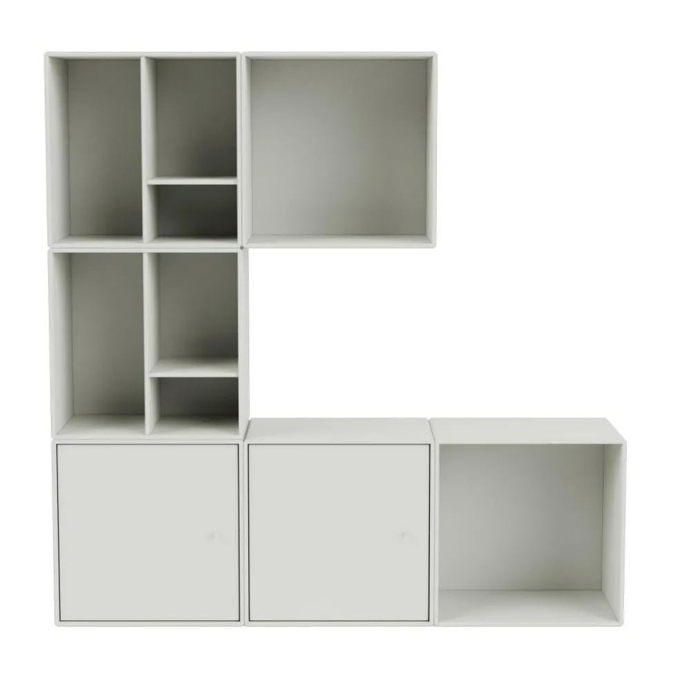 Mini Modul mit Regalen 35x35x25cm