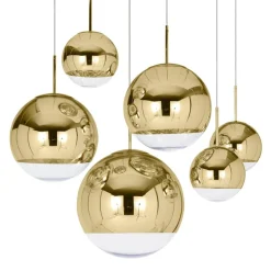 Mirror Ball Pendant Pendelleuchte Gold