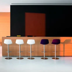 Miunn S104 Barhocker Sitzfläche Multiplex 75-100cm