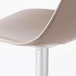 Miunn S104 Barhocker Sitzfläche Leder 75-100cm
