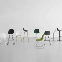 Miunn S104 Barhocker Sitzfläche Kunststoff 75-100cm