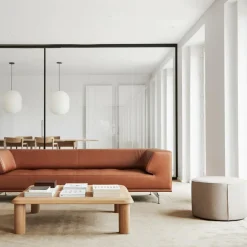 Mono Pouf Leinen