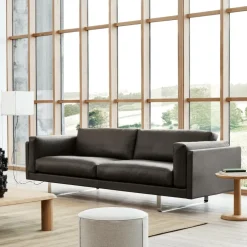 Mono Pouf Leinen
