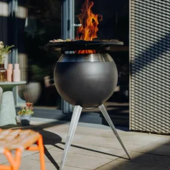 Moon 45 Feuerschale mit hohen Fuß